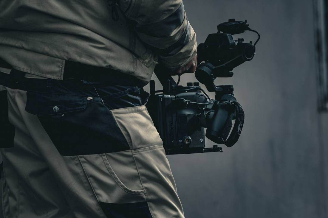 Ronin 4D cinema rig carried at the operator’s side